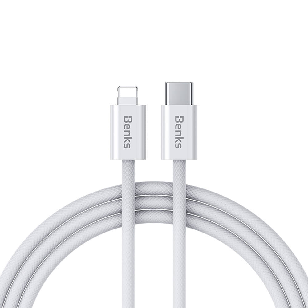 Benks D46 Type-C to Lightning PD 3.0 Örgülü Şarj ve Data Kablosu 60W 2 Metre Benks D46 Type-C to Lightning PD 3.0 Örgülü Şarj ve Data Kablosu 60W 2 Metre
